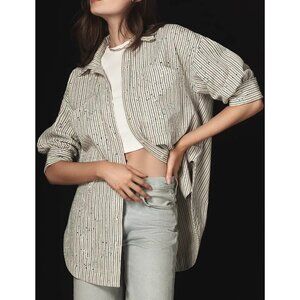 Anthropologie Pilcro Studio Smock Button down Shirt 2X